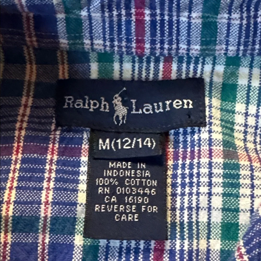 Ralph Lauren shirt for boy size M(12-14)